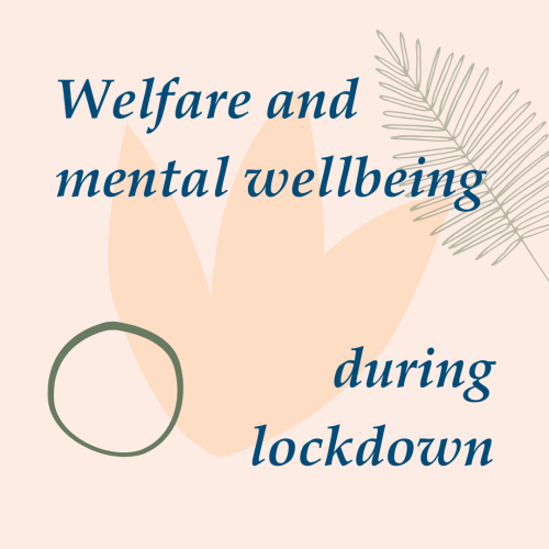 Welfare and mental wellbeing during lockdown